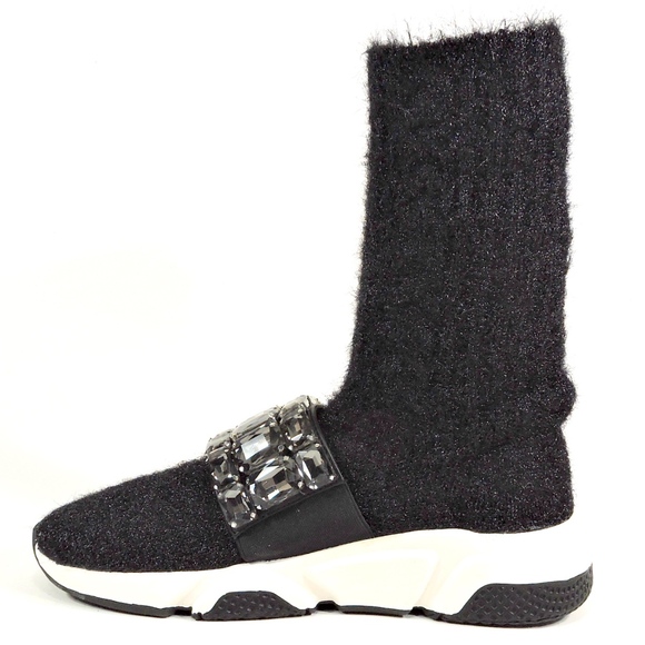 🇮🇹NILA & NILA🇮🇹 Winter Black Walking SNEAKERS - Picture 6 of 8